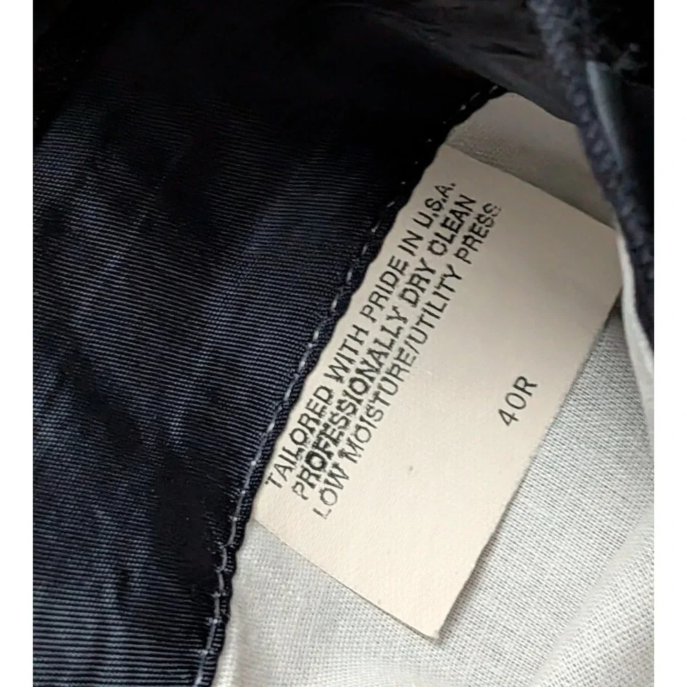 Bowden Suit Jacket‎ Size 40R Navy Blue USA Made Men's Blazer